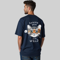Release Your Little Wild Oversized T-shirt for Men