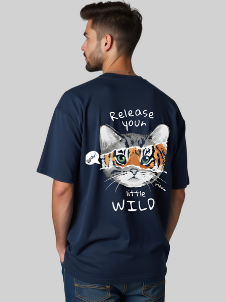 Release Your Little Wild Oversized T-shirt for Men