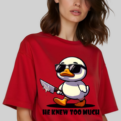 He Knew Too Much Oversized T-shirt For Women