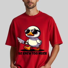 He Knew Too Much Oversized T-shirt For Men