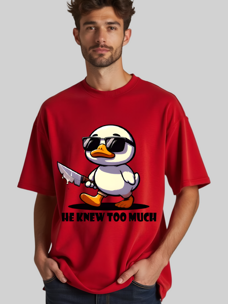 He Knew Too Much Oversized T-shirt For Men