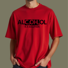 Alcohol is a Solution Oversized T-shirt For Men