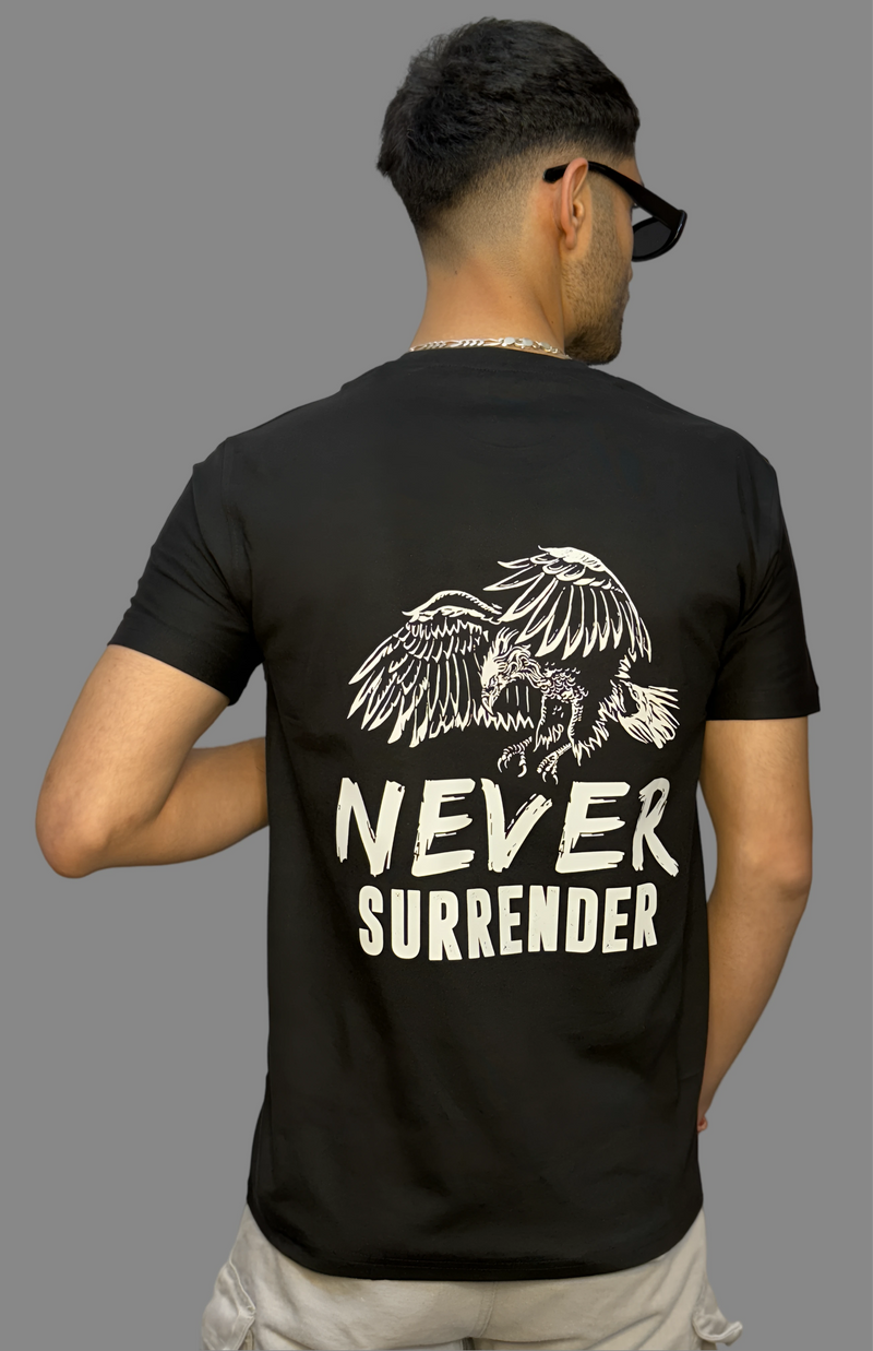 Never Surrender Regular Fit T-Shirt For Men