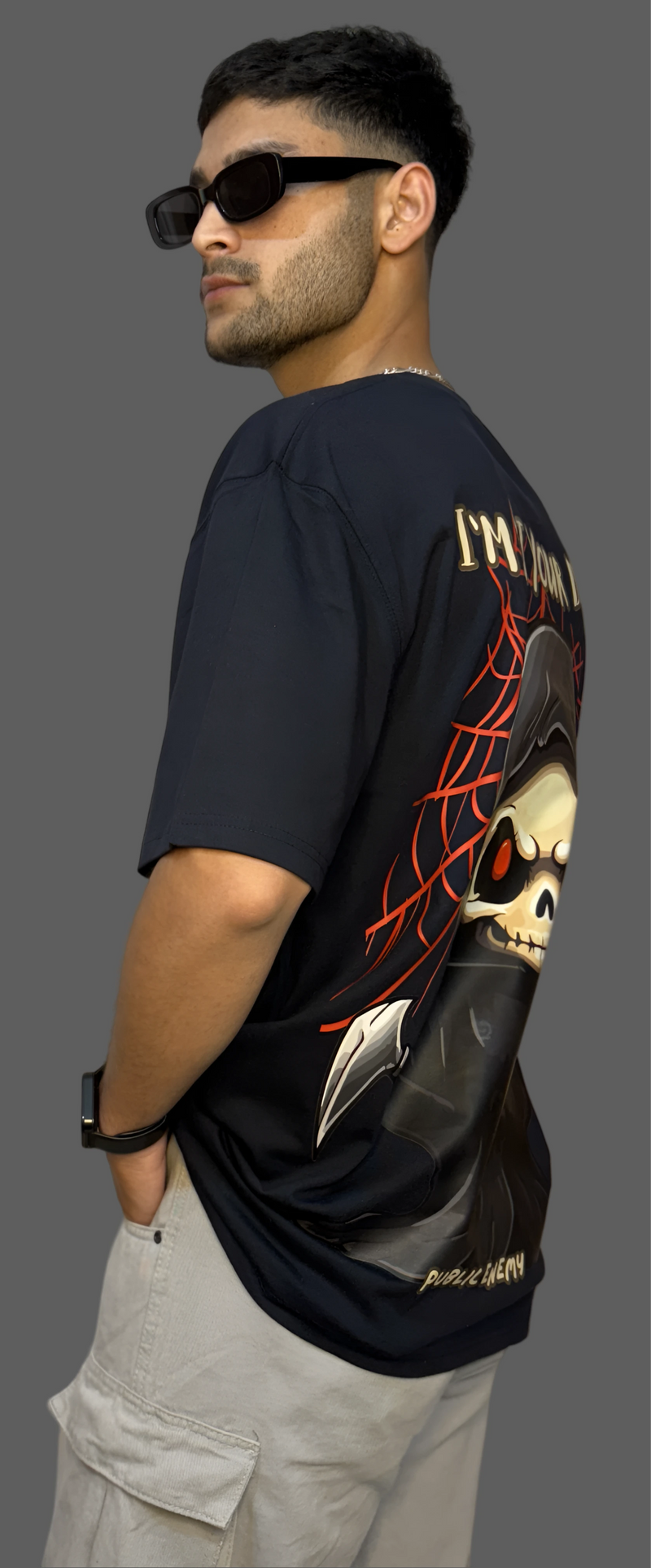 Public Enemy Oversized T-Shirt For Men