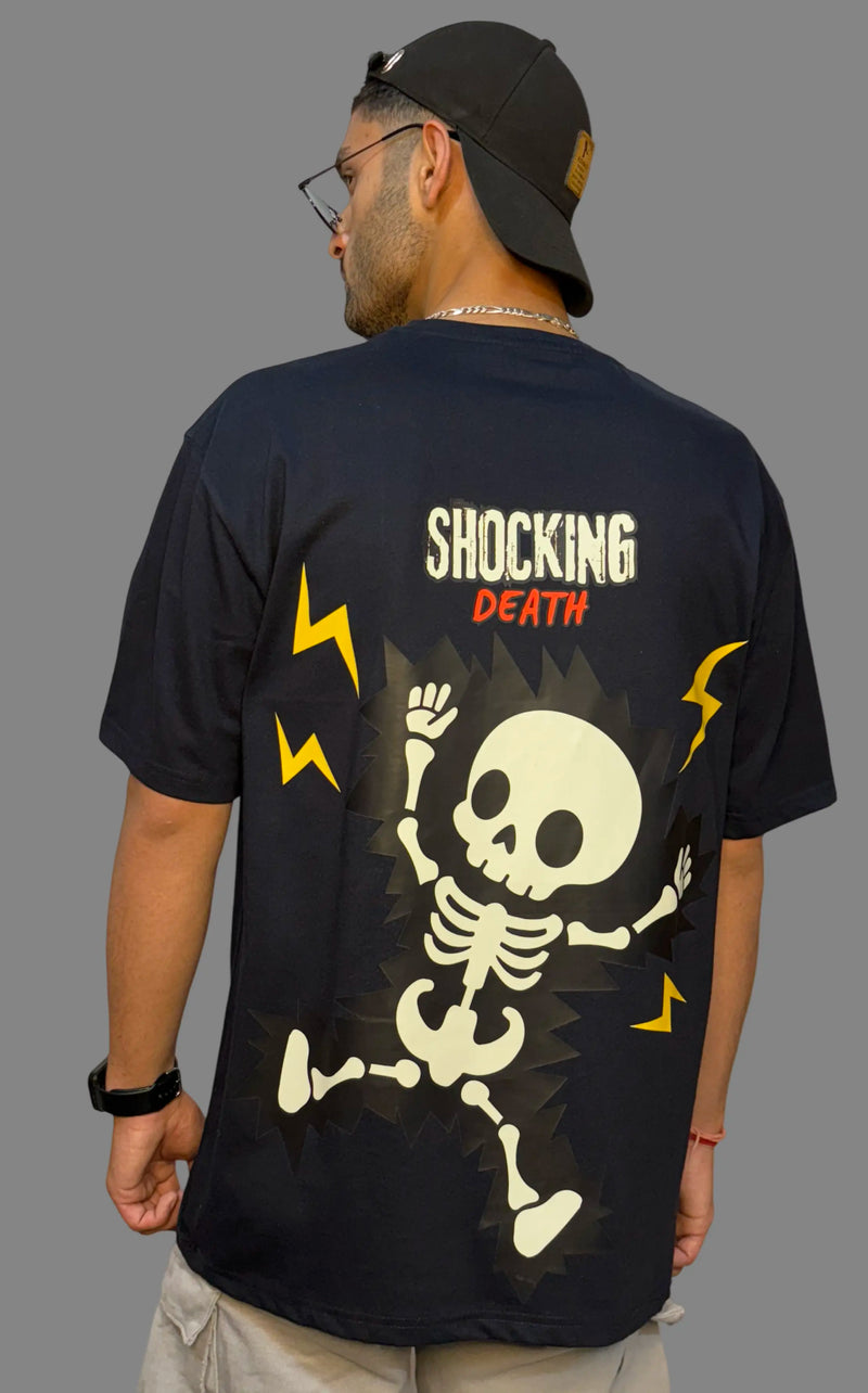 Shocking Death Oversized T-Shirt For Men
