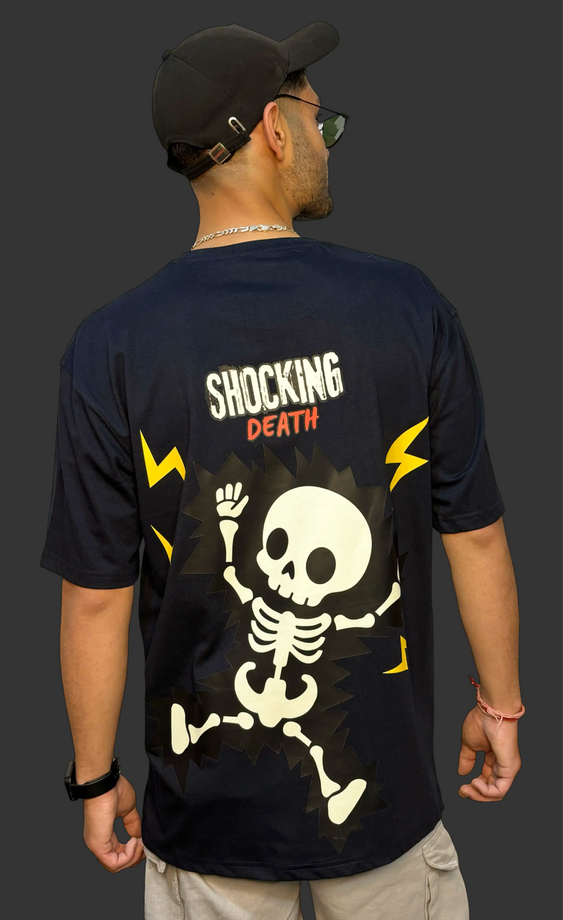 Shocking Death Oversized T-Shirt For Men