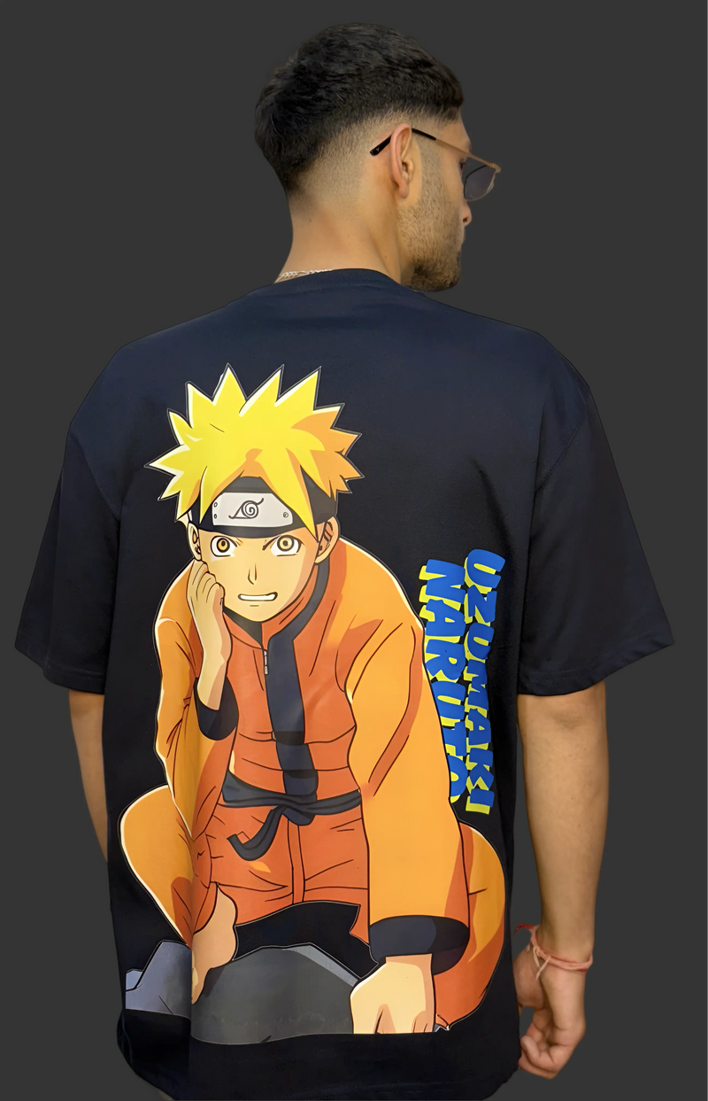 Uzumaki Naruto Oversized T-Shirt For Men