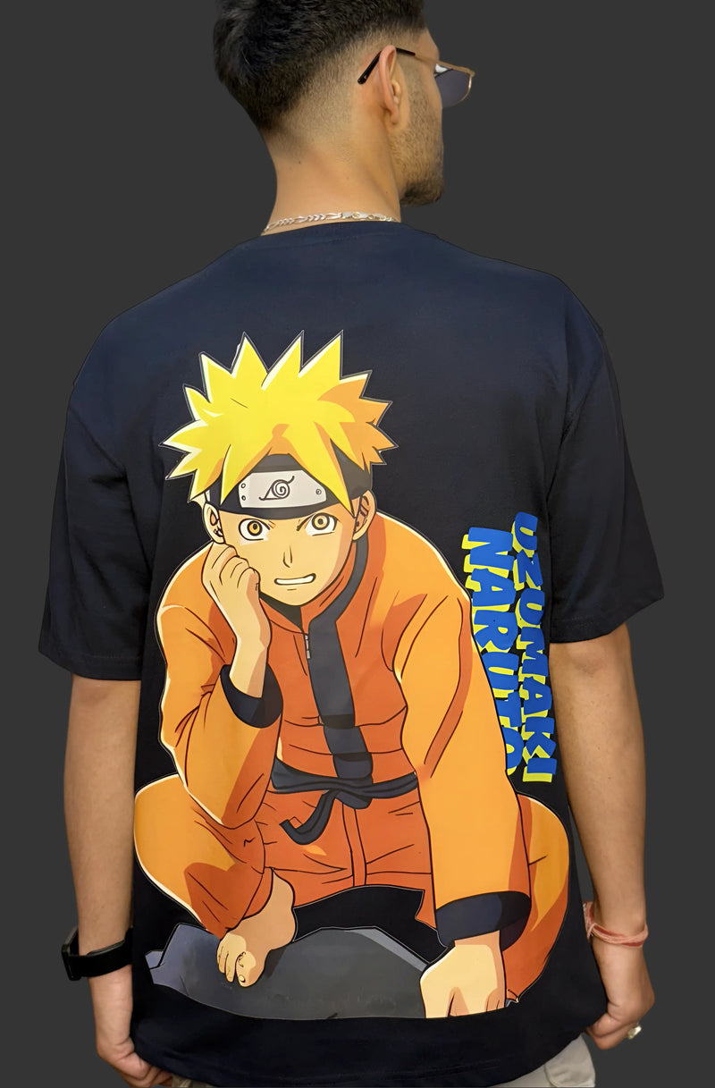 Uzumaki Naruto Oversized T-Shirt For Men