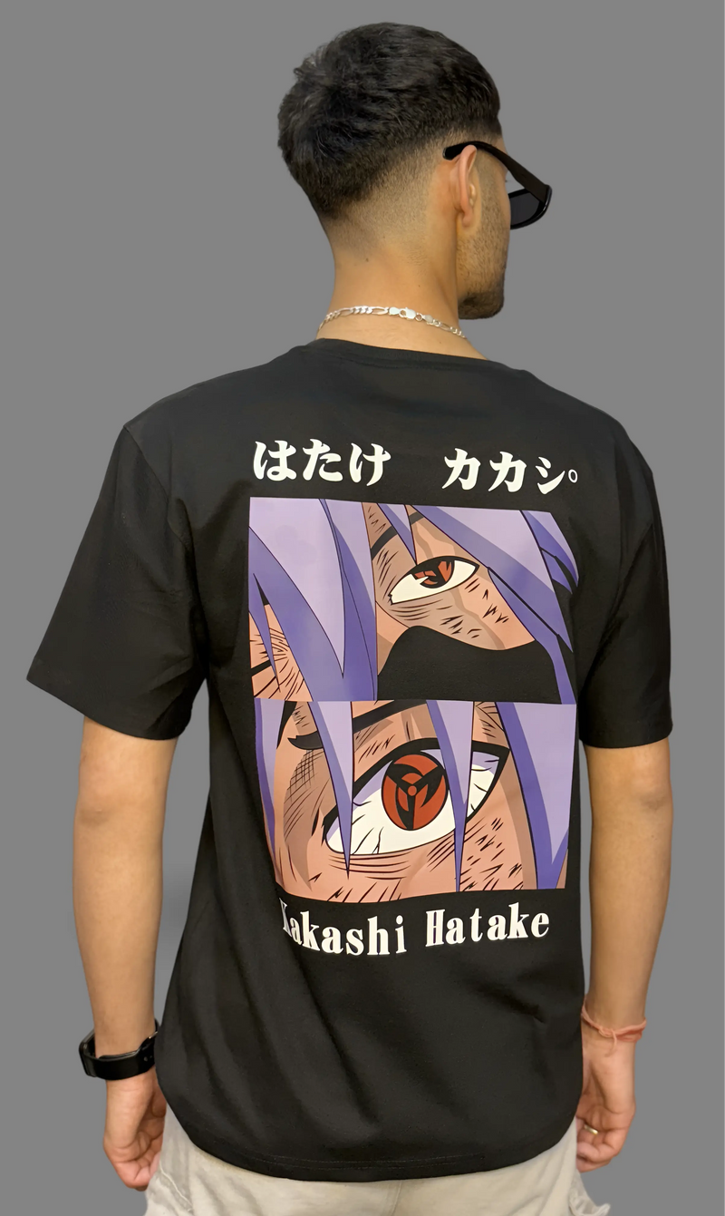 Kakashi Hatake Anime Oversized T-Shirt For Men