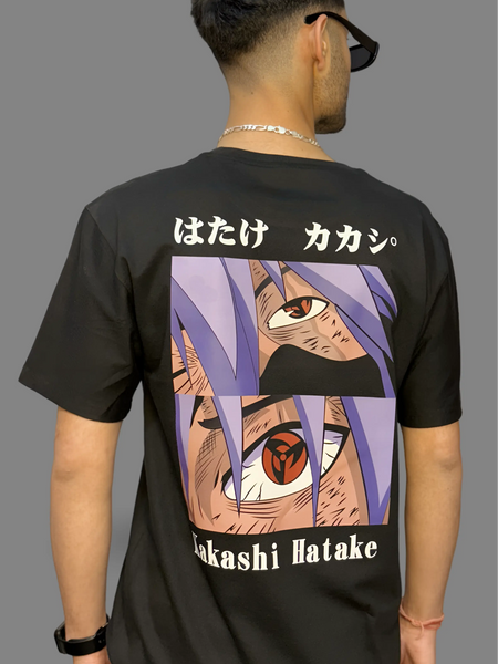 Kakashi Hatake Anime Oversized T-Shirt For Men