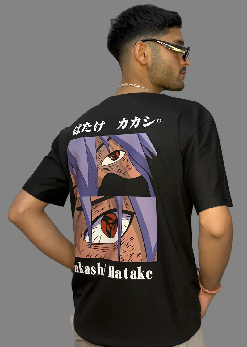 Kakashi Hatake Anime Oversized T-Shirt For Men