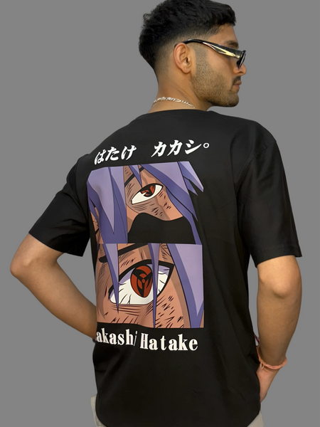 Kakashi Hatake Anime Oversized T-Shirt For Men
