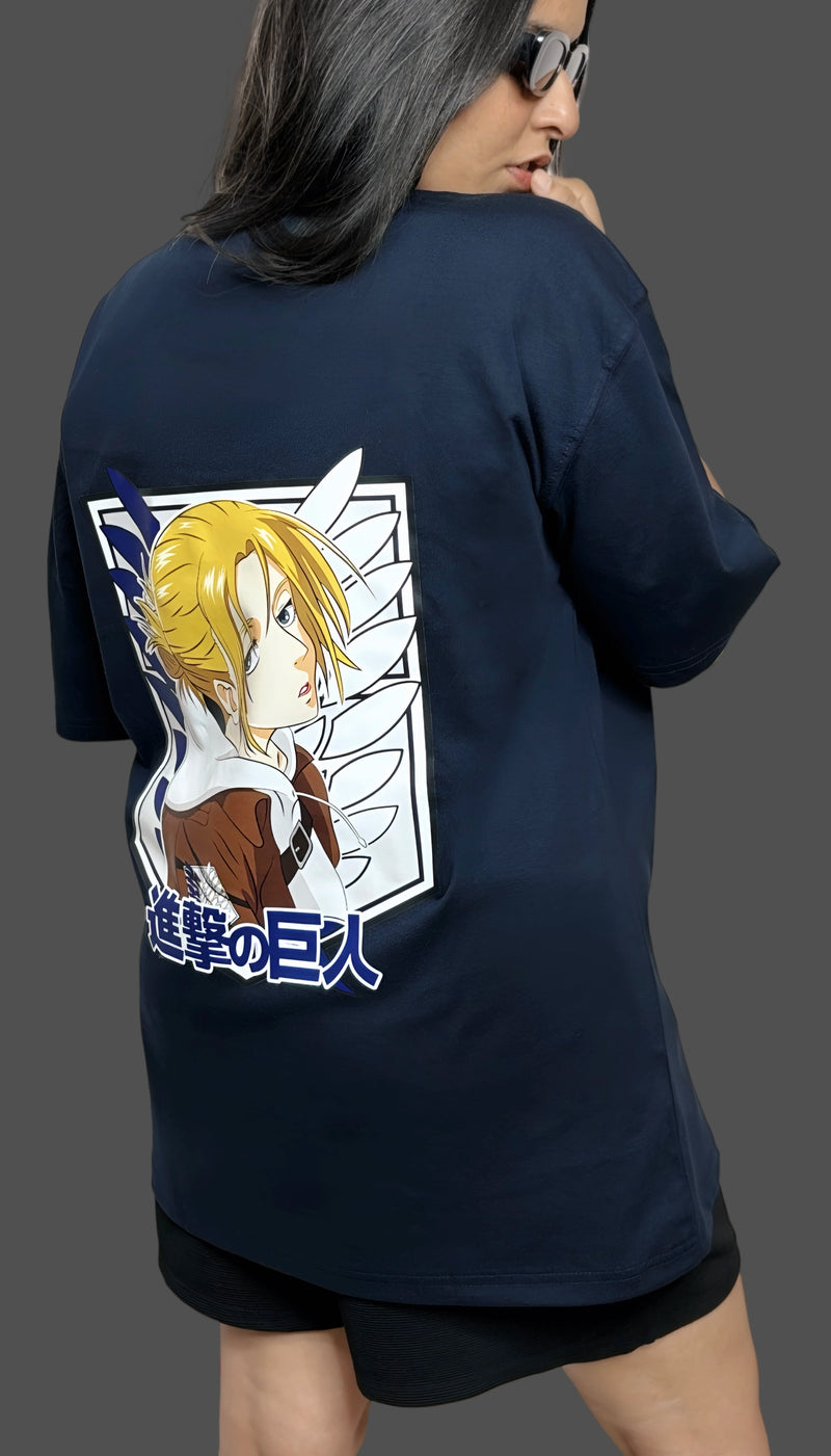 Anime 2.0 Oversized Printed T-Shirt For Women