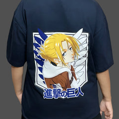 Anime 2.0 Oversized Printed T-Shirt For Women