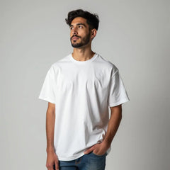 White Oversized T-shirt for Men