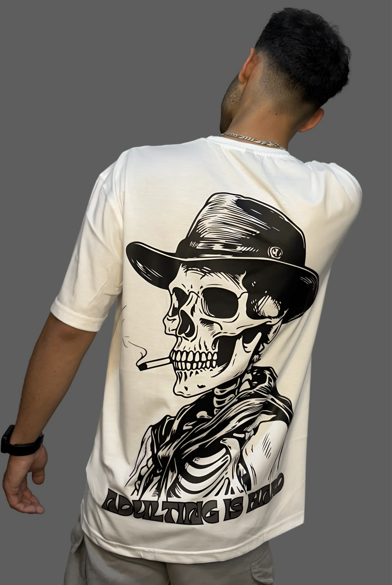 Adulting Is Hard Oversized T-Shirt For Men